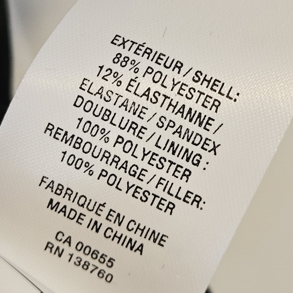 Hyba Womens XXL plus Size Sleevless Vest Jacket Mock Neck Resizable Black Puffer - Picture 5 of 10